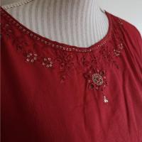 カットワーク刺繍クルタ　2点セット