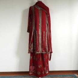 パンジャビドレス(シャララ)　3点セット【アウトレット】