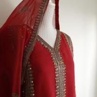 パンジャビドレス(シャララ)　3点セット【アウトレット】